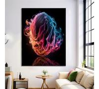 Dipinti su Tela Fumo Palla, Poster di Vettore Arte, Stampe su Tela in Colori misti, Arte da Parete, Immagini per l'arredamento del Soggiorno, Senza Cornice, 50x70cm
