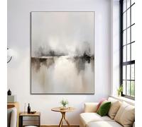 Dipinti su Tela Lago Riflesso, Poster di Astratto, Stampe su Tela in Bianco, Arte da Parete, Immagini per l'arredamento del Soggiorno, Senza Cornice, 50x70cm