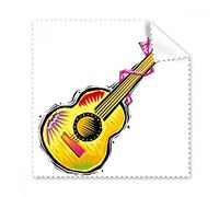 Dipinto a mano strumento chitarra Mexicon culture Element illustrazione occhiali panno di pulizia Gift Phone Screen Cleaner 5PCS