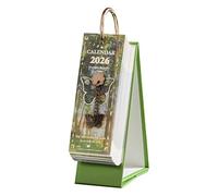 Dipinto a olio vintage da scrivania - Calendario estetico vintage da scrivania 2026, robusto display da tavolo, speciale calendario artistico | Meravigliosa decorazione per la stanza per W