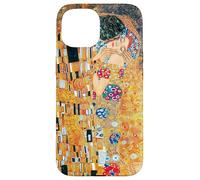 Dipinto Del Bacio Klimt Fine Art History Cover Telefono Custodia per iPhone 15