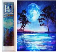 Dipinto di Diamanti Luna Blu