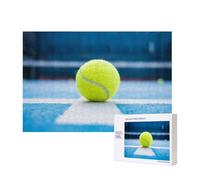 Dipinto di palline da tennis,Puzzle in legno da 300 pezzi per famiglie, per adulti e adolescenti, decorazioni per la casa