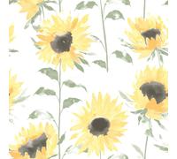 Catherine Lansfield Girasoli Parati 206521 Dipinto a Mano Floreale Foglie