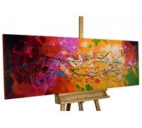 Dipinto in acrilico 'LUCID DREAM' | dipinto a mano su tela 150x50cm