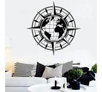 Dipinto nero da parete bustola silhouette adesivo da parete rosa per decorazioni ufficio