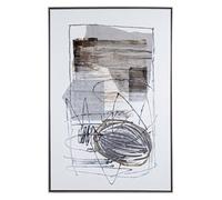 Dipinto Olio con Cornice Crown I194-2 82.5x122.5 cm in Olio su Tela