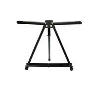Dipinto regolabile con treppiede Cavalletto for pittura con treppiede, altezza 15"-21", piano del tavolo nero
