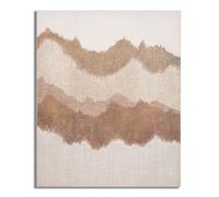 Dipinto su Tela Browny 80x3,7x100 cm in Legno e Tessuto