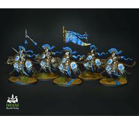 Dipinto Vanari Dawnriders Lumineth Realm-lords Age of Sigmar COMMISSIONE