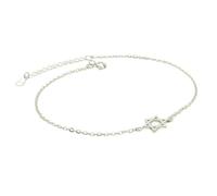 DIPISO Braccialetto, Bracciale Donna in Argento Sterling 925 Bracciale Regolabile con Stella di David Moda Donna Gioielli in Argento Sterling Regali for Sua Moglie Fidanzata Mamma