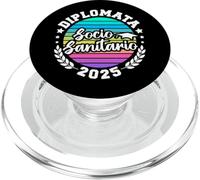 Diploma di Maturità 2025 Diplomata Socio Sanitario Ragazza PopSockets PopGrip per MagSafe