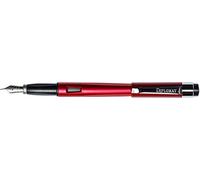 DIPLOMAT - Magnum - Penna stilografica in acciaio - Rosso - Resistente ed elegante - 2 anni di garanzia
