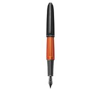 DIPLOMAT Penna stilografica Aero arancione nero - F/con confezione regalo/penna stilografica, 1 pezzo (confezione da 1)