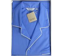 DIPLOMAT PIGIAMA UOMO APERTO GIACCA CLASSICO STOFFA POPELINE 100% COTONE LEGGERO