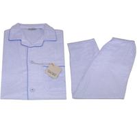 ★ DIPLOMAT PIGIAMA UOMO APERTO INVERNALE FLANELLA GIACCA CLASSICO 100% COTONE ★