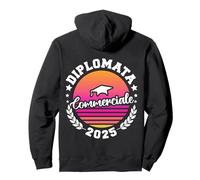 Diplomata 2025 Istituto Commerciale Festa Diploma Maturità Felpa con Cappuccio