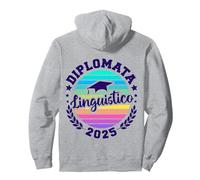 Diplomata al Linguistico Diploma Maturità 2025 Studentessa Felpa con Cappuccio