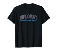 Diplomatico Delicatamente Evitare Conflitti Maglietta