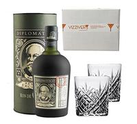 Diplomatico Rum Con Astuccio 40% Vol. 700 ml - Due Bicchieri In Vetro da 300 ml