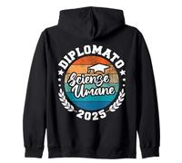 Diplomato Liceo Scienze Umane Maturità Festa di Diploma 2025 Felpa con Cappuccio