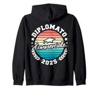 Diplomato Maturità 2025 Istituto Commerciale Festa Diploma Felpa con Cappuccio