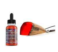 DIPON.DE HIGH PERFORMANCE LIQUIDS & PIGMENTS Desert Red Alohol Ink 20 ml per resina epossidica Colore Resin Petri Art Colorante traslucido epossidico