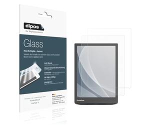 dipos 2x Pellicola Protettiva 9H opaca per PocketBook InkPad 4 | Antiriflesso, non si rompe e non si scheggia, non è vero vetro, Anti-Shock, antigraffio, senza bolle, autoadesiva