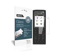 dipos 2x Pellicola Protettiva 9H trasparente per Alcatel 8262EX | Non si rompe e non si scheggia, non è vero vetro, Anti-Shock, si adatta perfettamente, antigraffio, senza bolle, autoadesiva