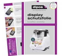 dipos I 2X Pellicola Protettiva Compatibile con Monsieur Cuisine Smart SKMS 1200 A1 Pellicola di Protezione Cristallo