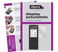 dipos 2x Pellicola Protettiva trasparente per Alcatel 8262 | Si adatta perfettamente, ultra sottile, antigraffio, senza bolle, compatibile con cover, anti impronte, autoadesiva