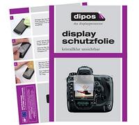dipos 2x Pellicola Protettiva trasparente per Nikon D3S | Si adatta perfettamente, ultra sottile, antigraffio, senza bolle, compatibile con cover, anti impronte, autoadesiva