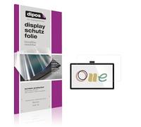 dipos 2x Pellicola Protettiva trasparente per Wacom One 14 | Si adatta perfettamente, ultra sottile, antigraffio, senza bolle, compatibile con cover, anti impronte, autoadesiva
