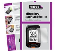 dipos 3x Pellicola Protettiva trasparente per Bryton Rider 100 | Si adatta perfettamente, ultra sottile, antigraffio, senza bolle, compatibile con cover, anti impronte, autoadesiva