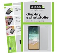 dipos I 4X Pellicola Protettiva antiriflesso Compatibile con Apple iPhone X Pellicola di Protezione (2X Anteriore & 2X Posteriore)
