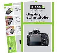 dipos 6x Pellicola Protettiva opaca per Canon EOS 77D | Antiriflesso, riduce i riflessi, si adatta perfettamente, ultra sottile, antigraffio, senza bolle, anti impronte, autoadesiva