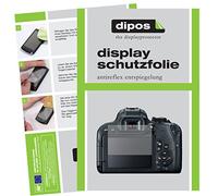 dipos 6x Pellicola Protettiva opaca per Canon EOS 800D | Antiriflesso, riduce i riflessi, si adatta perfettamente, ultra sottile, antigraffio, senza bolle, anti impronte, autoadesiva