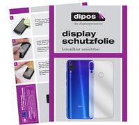 dipos 6x Pellicola Protettiva per Xiaomi Redmi Note 7 Pro Rückseite | Si adatta perfettamente, ultra sottile, antigraffio, senza bolle, compatibile con cover, anti impronte, autoadesiva