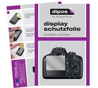 dipos 6x Pellicola Protettiva trasparente per Canon EOS 2000D | Si adatta perfettamente, ultra sottile, antigraffio, senza bolle, compatibile con cover, anti impronte, autoadesiva