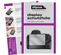 dipos I 6X Pellicola Protettiva Compatibile con Canon EOS 200D Pellicola di Protezione Cristallo