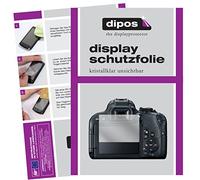 dipos 6x Pellicola Protettiva trasparente per Canon EOS 800D | Si adatta perfettamente, ultra sottile, antigraffio, senza bolle, compatibile con cover, anti impronte, autoadesiva