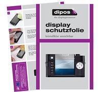 dipos 6x Pellicola Protettiva trasparente per Leica M10 | Si adatta perfettamente, ultra sottile, antigraffio, senza bolle, compatibile con cover, anti impronte, autoadesiva