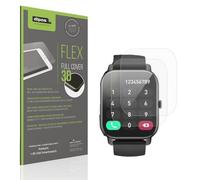 dipos FLEX 2x Pellicola Protettiva opaca per Aseeyirj 1.85 Zoll Smartwatch, Anti-Riflesso, copertura dello Schermo al 100%, compatibile con le impronte digitali, Pellicola Protettiva dello Schermo a