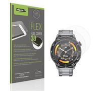 dipos FLEX 2x Pellicola Protettiva opaca per FITFLEX 1.43 Zoll Smartwatch, Anti-Riflesso, copertura dello Schermo al 100%, compatibile con le impronte digitali, Pellicola Protettiva dello Schermo a