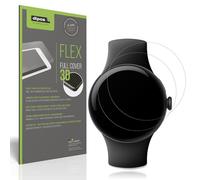 dipos Flex 2X Pellicola Protettiva Opaca per Google Pixel Watch 2, Anti-Riflesso, Copertura l 100%, Compatibile con Le Impronte digitali, Pellicola Protettiva Copertura Totale