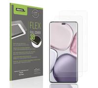 dipos FLEX 2x Pellicola Protettiva opaca per Honor x9c Plus, Anti-Riflesso, copertura dello Schermo al 100%, compatibile con le impronte digitali, Pellicola Protettiva dello Schermo a copertura totale
