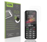 dipos FLEX 2x Pellicola Protettiva opaca per Konrow Senior 280 Next, Anti-Riflesso, copertura dello Schermo al 100%, compatibile con le impronte digitali, Pellicola Protettiva dello Schermo a