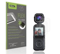 dipos FLEX 2x Pellicola Protettiva opaca per OBEST V01 Action Cam, Anti-Riflesso, copertura dello Schermo al 100%, compatibile con le impronte digitali, Pellicola Protettiva dello Schermo a copertura