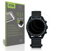 dipos FLEX 2x Pellicola Protettiva opaca per Omega x Swatch Speedmaster Moonswatch, Anti-Riflesso, copertura dello Schermo al 100%, compatibile con le impronte digitali