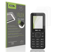 dipos FLEX 2x Pellicola Protettiva opaca per Philips E2103 | Antiriflesso, Copertura Totale dello schermo al 100%, autorigenerante, senza bolle, anti impronte, autoadesiva